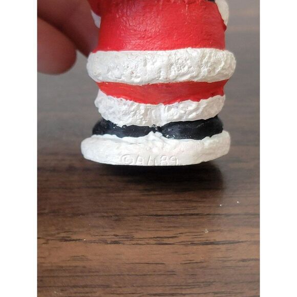 AL 1989 Santa Claus Naughty Nice List Xmas Village accessory figure - Picture 4 of 5
